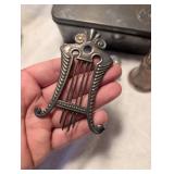 Mixed Metal Kitchen Smalls: Bread box, shakers, napkin holder