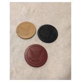 1905 Clay Eagle Poker Chips Set