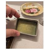 Small Trinket Decorative Set - Box, Ashtray, Trinket Plate, Ring Holder