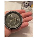 1982 E.T. Pizza Hut Limited Edition Glass + Pin