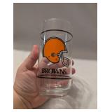 Cleveland Browns NFL Mobil Promotional Drinking Glass