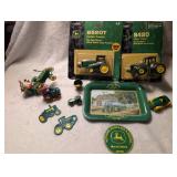 John Deere Collectible Set with Ornament and Die-Cast Models