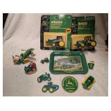 John Deere Collectible Set with Ornament and Die-Cast Models