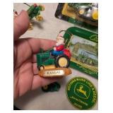 John Deere Collectible Set with Ornament and Die-Cast Models