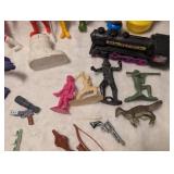 Mixed Toy Lot - Action Figures, Animals and Accessories