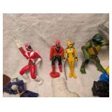Mixed Toy Lot - Action Figures, Animals and Accessories