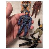 Mixed Action Figure Lot - He-Man & Military Figures