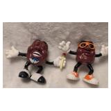 California Raisins PVC Figure - Dancing Characters - 2 ct