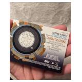 2020 Topps Yordan Alvarez RC Commemorative Coin Card