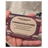 2020 Topps Series 2 Justin Verlander Commemorative Medallion Card