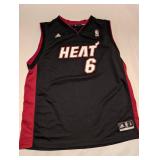 Miami Heat NBA Jersey #6 James - Size XL