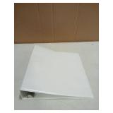 Avery Standard View 3 Ring Binder, 2" Round Rings, 375-Sheet Capacity, 2.8 Inch Wide Spine, 1 White Binder, Ideal for Lightweight Organization and Occasional Referencing (05731) - Retail: $7