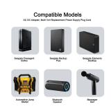 12V AC Charger Power Adapter for Seagate Freeagent Goflex, Backup Plus SRD0SD0, Elements Desktop, WD Western Digital, WD_Black D10, Avolusion PRO-5X External Hard Drive Power Supply Cord and More - Re