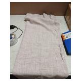 MIULEE Linen Textured Small Kitchen Window Curtains Over Sink, Semi Sheer Farmhouse Cafe Curtain 36 Inch Long Short Back Tab Half Window Curtains for Bathroom Basement 1 Panel - Retail: $10