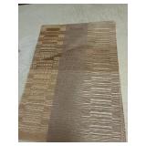 Placemats Set of 8 - Easy Clean Woven Vinyl Placemats for Dining Table, Indoor/Outdoor Place Mats, Washable PVC Table Mats Gold Dune - Retail: $22