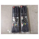 Pack of 2 New Universal Remote for All Samsung TV Remote, Replacement Compatible for All Samsung Smart TV, LED, LCD, HDTV, 3D, Series TV - Retail: $10