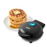 Dash Mini Waffle Maker- Compact Electric Iron for Creative Homemade Treats - PTFE nonstick surface - Easy-to-Clean - Perfect for Kids & Families - Black - Retail: $11