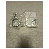 YIPLED 5 Inch House Numbers for Outside, Metal Address Number 6 - Modern Design, Weather-Resistant Silver Powder Coated Finish, No Fading (Silver) - Retail: $9