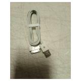 JETech USB Sync and Charging Cable Compatible iPhone 4/4s, iPhone 3G/3GS, iPad 1/2/3, iPod, 3.3 Feet (White) - Retail: $8