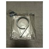 YIPLED 5 Inch House Numbers for Outside, Metal Address Number 9 - Modern Design, Weather-Resistant Silver Powder Coated Finish, No Fading (Silver) - Retail: $9