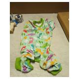 KYEESE Dog Pajamas Comfy Clothes for Dogs Boy Girl Stretchy Pet Jammies Onesie Soft Outfit Velvet Pjs Large Dog Pajamas with Colorful Dinosaurs, XX-Large - Retail: $25