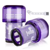 2 Pack Filter Replacements for Dyson V12 Detect Slim Animal Slim+ Cordless V12 Slim Absolute SV34, SV35 Vacuum Cleaner Replacement Parts, Compare to Part 971517-011 - Retail: $17