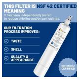 QPD 18 Refrigerator Water Filter Replacement for Fisher & Paykel RPWF, Compatible with RF170ADJX4, RF201ADUSB5, RF172GDUX1, NSF Certified, 1-Pack. Not compatible with RPWFE - Retail: $14