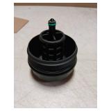 Oil Filter Housing Cover Cap Compatible With BMW Vehicle 128i 135i 528i 528i 328i 335i 530i 740i X3 X5 X6 2006-2016 Replace# 11427525334 Engine Oil Fitter Cover - Retail: $13