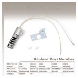 VAINELY WB2X9154 Range Oven Broiler Round Igniters Compatible with GE, Replace WB13K10027 4342528 WB13K3 WB13K04 WB13K0003 Grill Ignitors - Retail: $29
