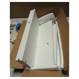 MASAKA B&W - Kawaii Storage Desktop Organizer for Your Desk Space, Double H Plants Display Shelf, Home Office Storage Rack Adjustable Stackable for Office, Dormitory (White*02) - Retail: $25