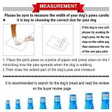 QUMY Dog Shoes for Large Dogs, Medium Dog Boots & Paw Protectors for Winter Snowy Day, Summer Hot Pavement, Water-Resistant in Rainy Weather, Outdoor Walking, Indoor Hardfloors Skid-Resistant Sole - R