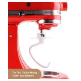 MEET JUICE C-Shaped K45DH Coated Dough Hook, Attachment for KitchenAid Tilt-Head Stand Mixers Only, Fits 4.5-5 Quart Bowls, Compatible with K45, K45SS, KSM90, KSM150 - Retail: $10