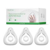 Replacement Cushion for AirFit F20 Mask Large, FSA & HSA Eligible, 3-Pack Compatible with Original F20 Frame, Reliable Seal & Perfect Fit for Full Face Mask - Retail: $42