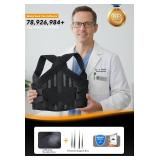 BigRose Posture Corrector for Women and Men, X Power Support Belt for Back Pain Relief with Adjustable Shoulder Straightener, Upper Lower Lumbar Neck Support, Comfortable Back Brace, Small - Retail: $