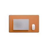 Jotsome Leather Desk Pad Mat, Non-Slip Desk Blotter Pad - Desk Protector for Office, Home, Laptop, and Desktop, Gift for The Holidays (Tan, 24" x 14") - Retail: $30