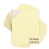 AXELIP Self Stick Mounting Board 11 X 14 inch, for Cross Stitch, Photo Frame Backing 10 Pack - Retail: $18