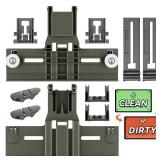 Upgraded W10350375 Dishwasher Top Rack Adjuster parts For Whirlpool WDT730PAHZ0 WDT750SAHZ0 Upper Rack Parts,WDTA50SAHZ0 WDT970SAHZ0 Dishwasher Top Rack Parts W10712395,For Kenmore Dishwasher Parts - 