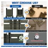 Upgraded W10350375 Dishwasher Top Rack Adjuster parts For Whirlpool WDT730PAHZ0 WDT750SAHZ0 Upper Rack Parts,WDTA50SAHZ0 WDT970SAHZ0 Dishwasher Top Rack Parts W10712395,For Kenmore Dishwasher Parts - 