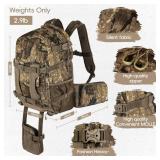 BLISSWILL Hunting Backpack Hunting Day Pack with Rifle Holder Hunting Gear Accessories Gift (Rock Bark) - Retail: $40