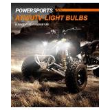 SEALIGHT 9005/HB3 H11/H8/H9 Bulbs, 9005 H11 Light with Plug and Play, 60,000LM, Non-polarity, Wider Driving Vision, Light Bulbs, Powersports Bulbs and Assemblies, Pack of 4 - Retail: $70