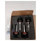 SEALIGHT 9005/HB3 H11/H8/H9 Bulbs, 9005 H11 Light with Plug and Play, 60,000LM, Non-polarity, Wider Driving Vision, Light Bulbs, Powersports Bulbs and Assemblies, Pack of 4 - Retail: $70