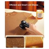 coldSky Rechargeable Fabric Shaver, Lint Shaver with Digital Display, Sweater Shaver with 6-Leaf Blades and Safety Lock, 3-Speeds Defuzzer Remove Fuzz, Pills from Clothes, Furniture, Sofa, Blanket - R