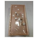 Lighted Wooden Welcome Porch Sign, 47.2"H Let It Snow Merry Christmas Winter Holiday Porch Board Sign for Front Door Farmhouse Outdoor Indoor Welcome Sign Wall Decor - Retail: $21