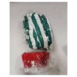 Liitrsh Christmas Family Pajamas Matching Set Striped Pajamas Classic Sleepwear Loungewear Xmas Holiday(Men,Large,Green White) - Retail: $24