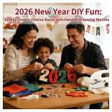 Handheld Sewing Machine with 8 Pieces of New Year