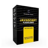 Javascript Flashcards 130-Cards | Learn Javascript Concepts & Syntax | 11 Sections for Beginners & Advanced Coders - Retail: $28