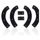 YIBOCO SJ600S-4ABLD Auger Rubber, Auger Blades Rubber Paddle Kit Replacement for SJ620 SJ621 SJ622E SJ623E SJM988 Snow Throwers - Retail: $36