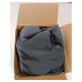 Biscaynebay Wrap Around Bed Skirts for King & Cal King Beds 15" Drop, Dark Grey Adjustable Elastic Dust Ruffles Easy Fit Wrinkle & Fade Resistant Silky Luxurious Fabric Machine Washable - Retail: $18