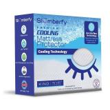 Slumberfy King Size Waterproof Cooling Mattress Protector, Hypoallergenic, Noiseless, Washable, 76x80 in - Retail: $58