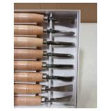 8 Pcs Wood Sculpture Carving Chisel Tool Set DIY Art Craft (8) - Retail: $40